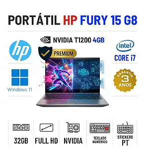 HP ZBOOK FURY 15 G8 | 15.6" FULLHD | i7-11800H | 32GB RAM | 480GB SSD | T1200 4GB = GTX 1650 4GB | TECLADO NUMÉRICO HP ZBOOK FURY 15 G8 | 15.6" FULLHD | i7-11800H | 32GB RAM | 480GB SSD | T1200 4GB = GTX 1650 4GB | TECLADO NUMÉRICO