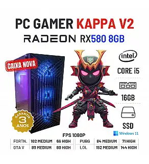 PC GAMER KAPPA V2 | RX580-8GB | i5-8400 | 16GB RAM | 480GB SSD PC GAMER KAPPA V2 | RX580-8GB | i5-8400 | 16GB RAM | 480GB SSD