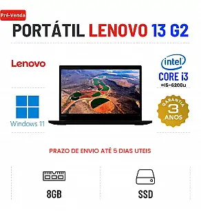 LENOVO THINKPAD 13 G2 | 13.3" | I3-7100u=I5-6200u | 8GB RAM | 240GB SSD