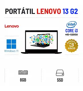 LENOVO THINKPAD 13 G2 | 13.3" | I3-7100u=I5-6200u | 8GB RAM | 240GB SSD