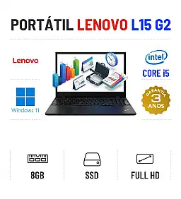 LENOVO THINKPAD L15 G2 | 15.6'' FULLHD | i5-1135G7 | 8GB RAM | 240GB SSD