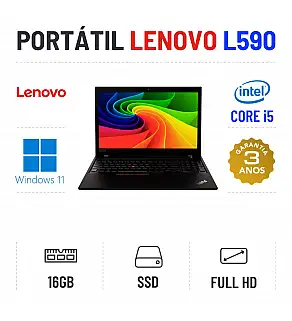 LENOVO THINKPAD L590 | 15.6" FULLHD | i5-8250U | 16GB RAM | 240GB SSD