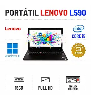 LENOVO THINKPAD L590 | 15.6" FULLHD | i5-8250U | 16GB RAM | 240GB SSD