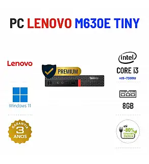 LENOVO THINKCENTRE M630E MINI | i3=i5-7300u | 8GB RAM | 240GB SSD | OFERTA DE OFFICE 2021