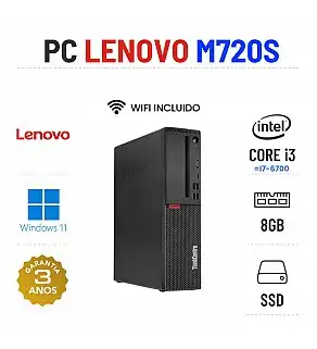 LENOVO THINKCENTRE M720S SFF | i3-8GEN=i7-6700 | 8GB RAM | SSD