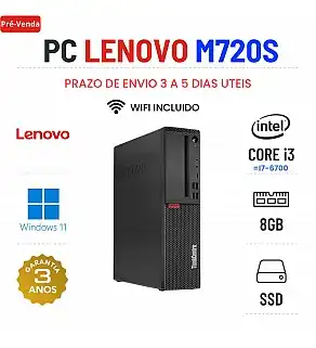 LENOVO THINKCENTRE M720S SFF | i3-8GEN=i7-6700 | 8GB RAM | SSD