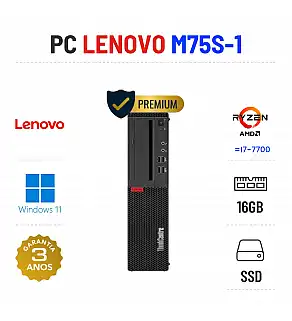 LENOVO THINKCENTRE M75S-1 SFF | RYZEN 5 PRO = i7-7700 | 16GB RAM | 240GB SSD LENOVO THINKCENTRE M75S-1 SFF | RYZEN 5 PRO = i7-7700 | 16GB RAM | 240GB SSD