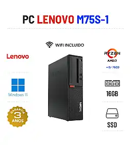 LENOVO THINKCENTRE M75S-1 SFF | RYZEN 3 PRO = i5-7600 | 16GB RAM | 240GB SSD