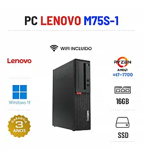 LENOVO THINKCENTRE M75S-1 SFF | RYZEN 5 PRO = i7-7700 | 16GB RAM | 240GB SSD
