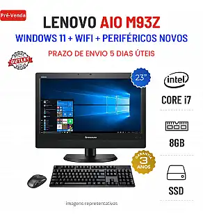 ALL-IN-ONE LENOVO THINKCENTRE M93Z | i7-4770S | 8GB RAM | 240GB SSD