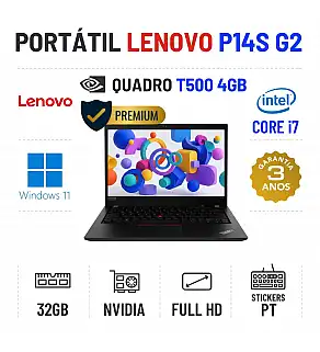 LENOVO THINKPAD P14S G2 | 14" FULLHD | i7-1165G7 | 32GB RAM | 480GB SSD | NVIDIA T500 4GB LENOVO THINKPAD P14S G2 | 14" FULLHD | i7-1165G7 | 32GB RAM | 480GB SSD | NVIDIA T500 4GB