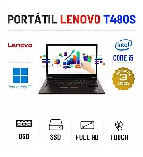 LENOVO THINKPAD T480s | 14.1'' TOUCH FULLHD | i5-8250u | 8GB RAM | 240GB SSD