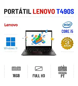 LENOVO THINKPAD T490S| 14'' FULLHD | i5-8265U | 16GB RAM | 240GB SSD