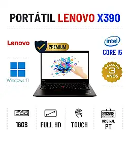LENOVO THINKPAD X390 | 13.3" TOUCH FULLHD | I5-8365U | 16GB RAM | 240GB SSD
