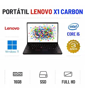 LENOVO X1 CARBON G9 | 14" FULLHD | i5-1135G7 | 16GB RAM | 240GB SSD 