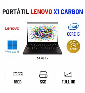LENOVO X1 CARBON G9 | 14" FULLHD | i5-1135G7 | 16GB RAM | 240GB SSD 