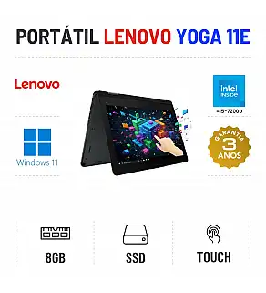 LENOVO YOGA 11E G6 | 11.6" TOUCH | INTEL M3-8100Y=I5-7200U | 8GB RAM | 240GB SSD