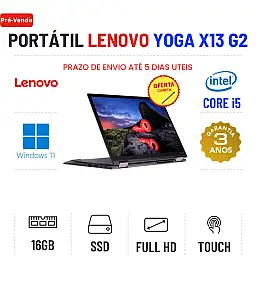 LENOVO YOGA X13 G2 | 13.3" TOUCH FULLHD | I5-1145G7 | 16GB RAM | 480GB SSD