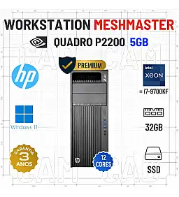 WORKSTATION MESHMASTER HP Z440 | XEON 12 CORES = i7-9700KF | 32GB RAM | 480GB SSD | QUADRO P2200-5GB | OFERTA DE OFFICE 2021