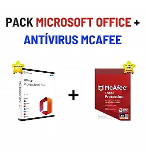 PACOTE MICROSOFT OFFICE 2021 PRO VITALICIO + ANTIVIRUS MCAFEE PROTECAO TOTAL 4 ANOS "POUPA 89€ " PACOTE MICROSOFT OFFICE 2021 PRO VITALICIO + ANTIVIRUS MCAFEE PROTECAO TOTAL 4 ANOS "POUPA 89€ "