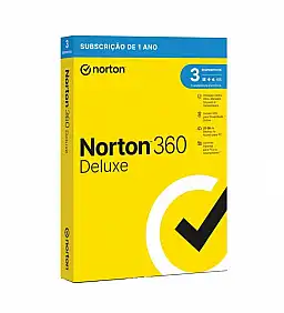 ANTIVIRUS NORTON 360 DELUXE 1 ANO 3 UTILIZADORES LICENÇA DIGITAL