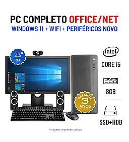 CONJUNTO PC OFFICE/NET | i5-6500 | 8GB RAM | SSD + HDD CONJUNTO PC OFFICE/NET | i5-6500 | 8GB RAM | SSD + HDD