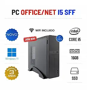 PC NOVO OFFICE/NET SSF | i5-11400F | 16GB RAM | 480GB SSD | OFERTA DE OFFICE