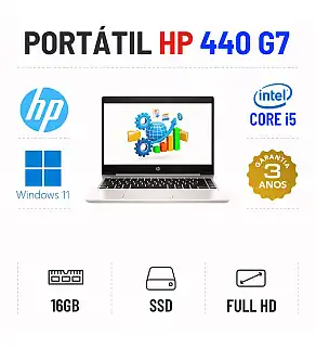 HP PROBOOK 440 G7 | 14" FULLHD | i5-10210U | 16GB RAM | 480GB SSD | OFERTA DE OFFICE 2021