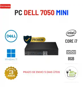 DELL 7050 MICRO/MINI | i7-7700T | 8GB RAM | SSD | OFERTA DE OFFICE 2021