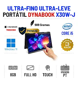 TOSHIBA / DYNABOOK PORTEGE X30W-J | 13.3" TOUCH FULLHD | i5-1135G7 | 8GB RAM | 240GB SSD