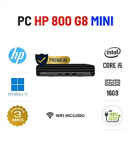 HP ELITE 800 G8 MICRO/MINI | i5-11500T | 16GB RAM | 480GB SSD | OFERTA DE OFFICE 2021