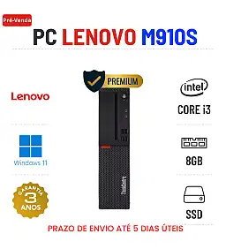 LENOVO M910S SFF | i3-7300 | 8GB RAM | SSD